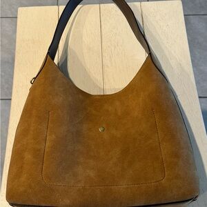 Coach Tan Suede Hobo Bag